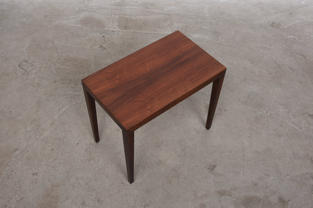 Rosewood side table by Haslev