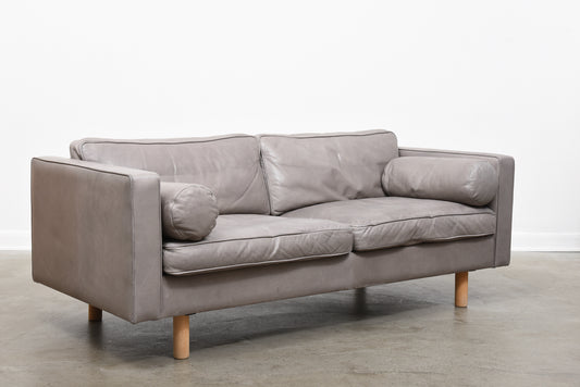 Leather sofa by Mogens Hansen