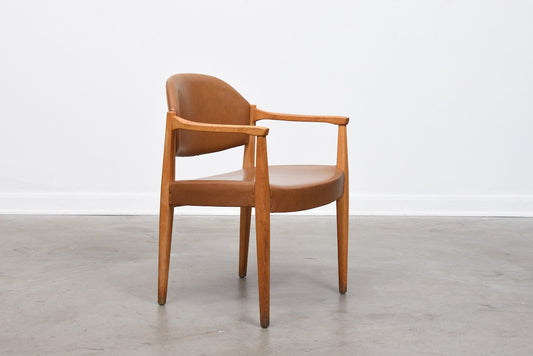 1960s Swedish oak armchair