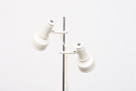 1960s twin-headed standard floor lamp