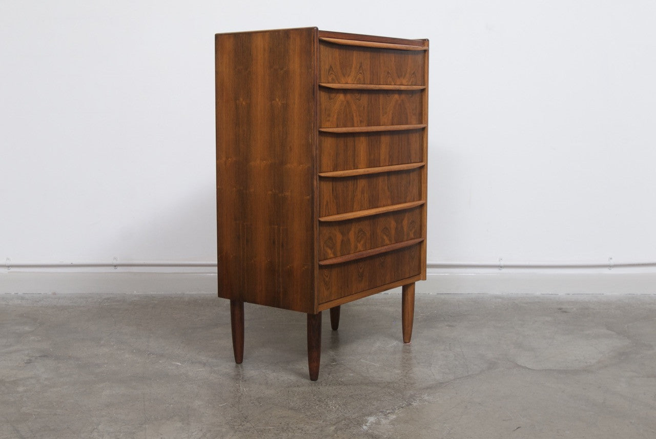 Rosewood chest of drawers