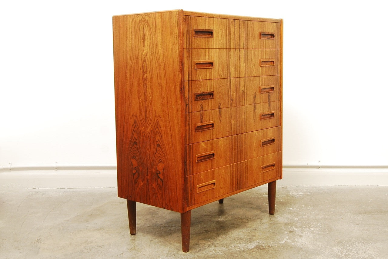 Rosewood chest of drawers