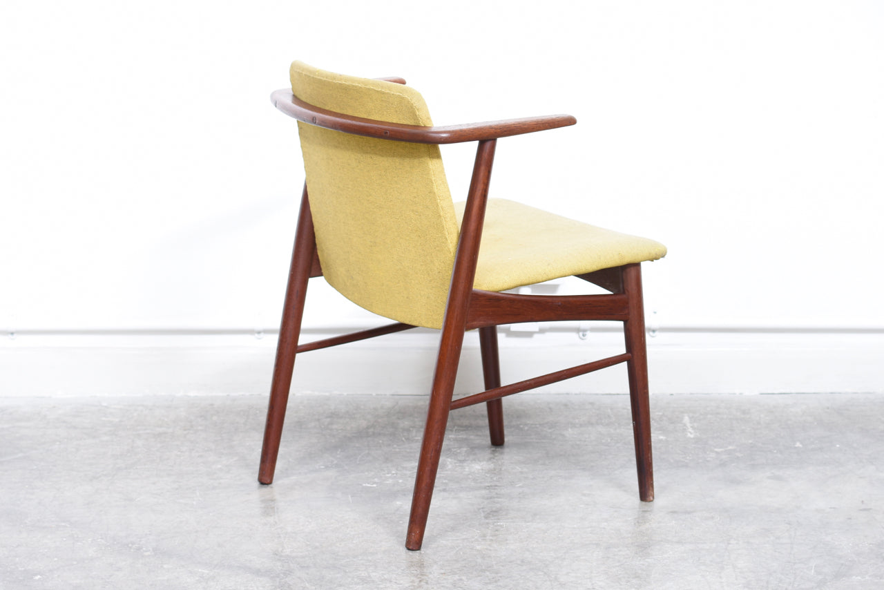 Teak armchair by Hans Olsen for Bramin Møbler