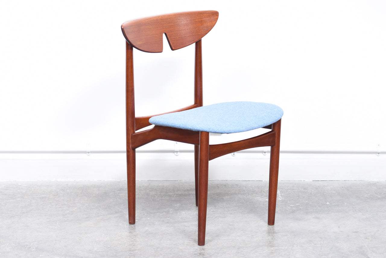 Four available: 1960s Danish dining chairs in teak