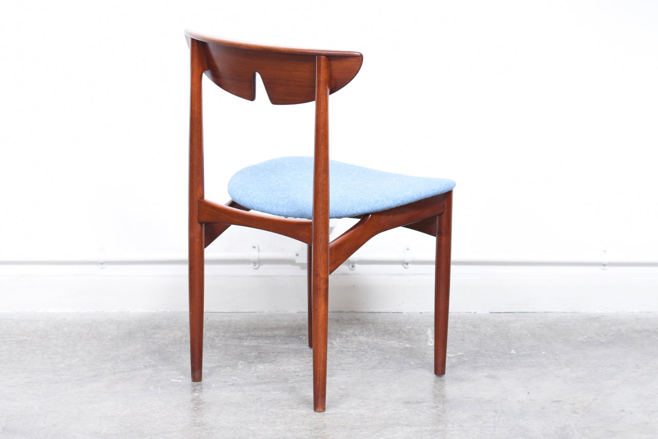 Four available: 1960s Danish dining chairs in teak