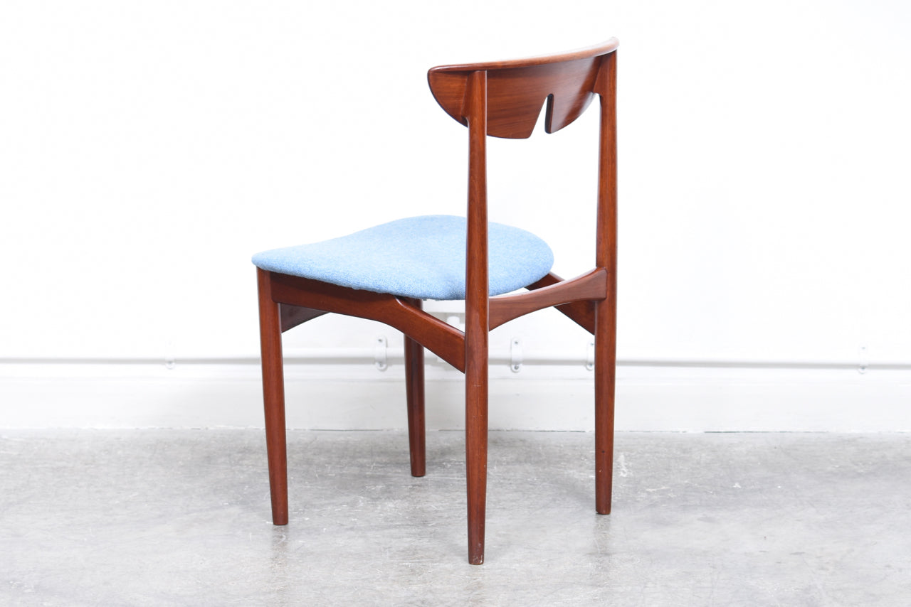 Four available: 1960s Danish dining chairs in teak