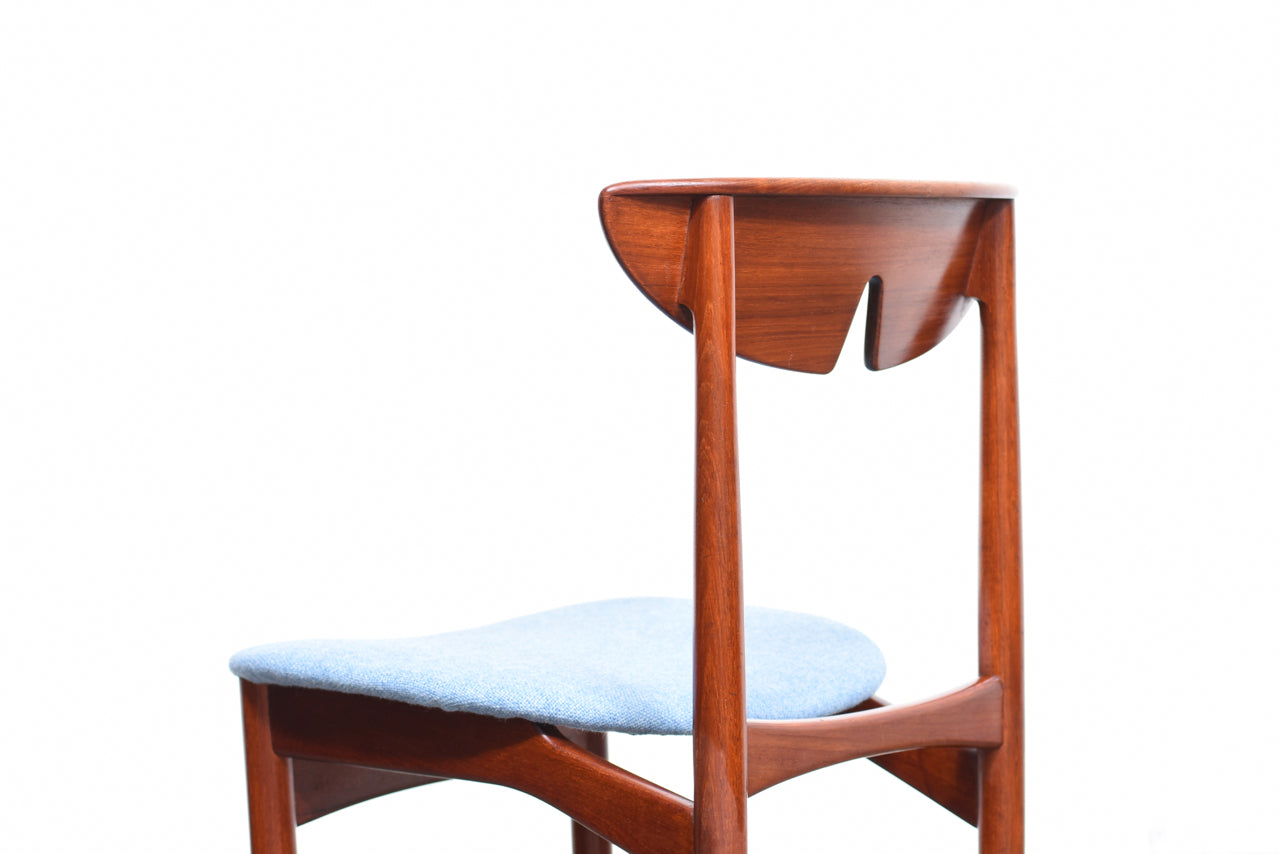 Four available: 1960s Danish dining chairs in teak