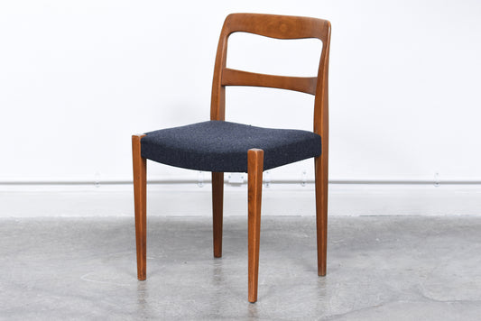 Six available: 1960s Swedish dining chairs