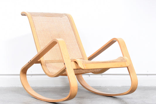 Ash rocking chair by Luigi Crassevig