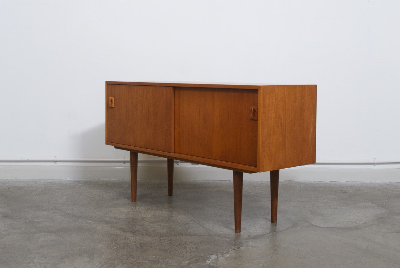 Short teak sideboard