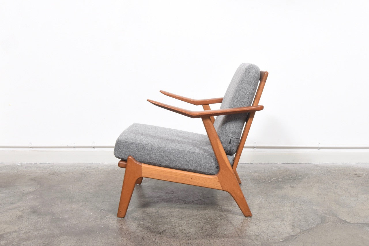 Teak lounge chairs by H. Brockmann Petersen