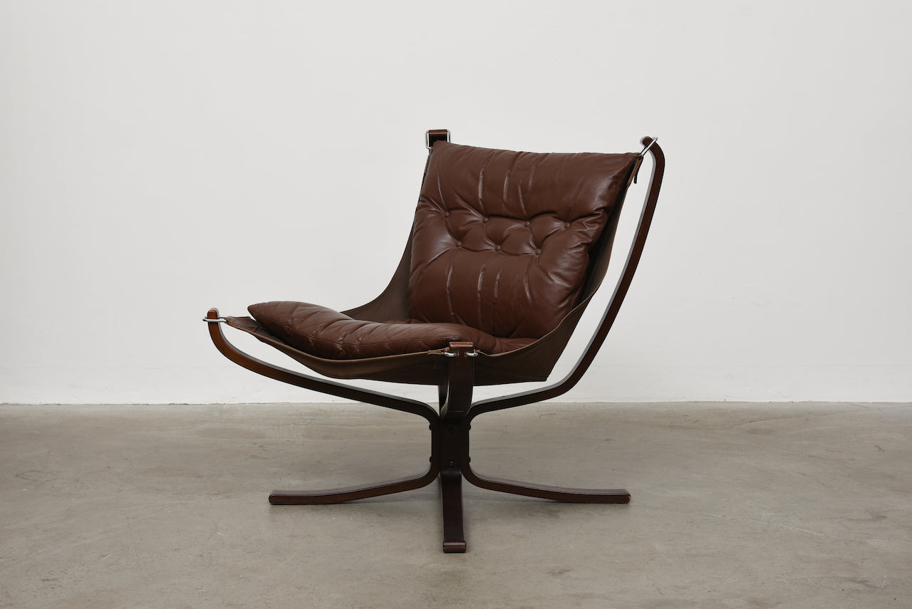 1970s Falcon chair by Sigurd Ressell