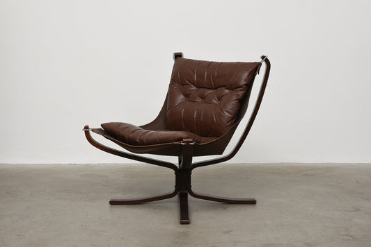 1970s Falcon chair by Sigurd Ressell