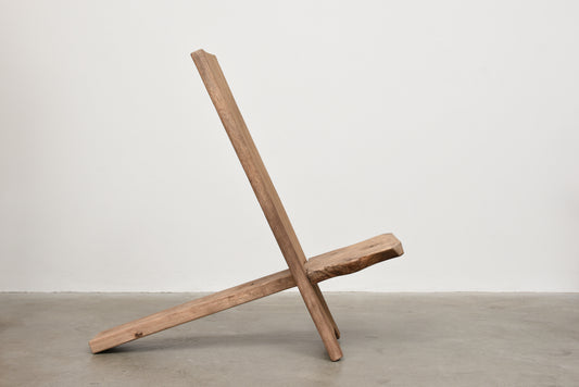 Primitive 'Viking' chair in oak