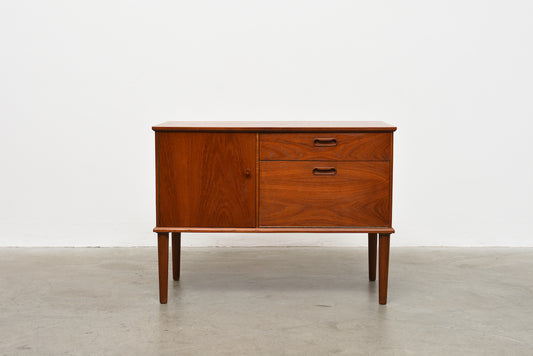 1950s low teak cabinet