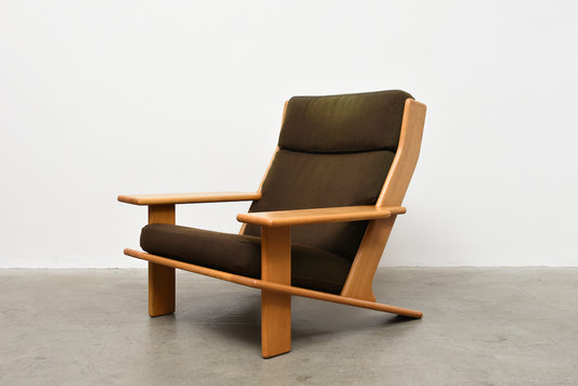 Includes new upholstery: 1970s 'Pele' lounger by Esko Pajamies