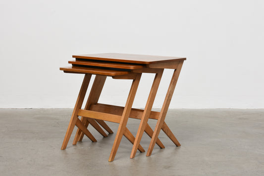 1950s nest of tables by Bengt Ruda