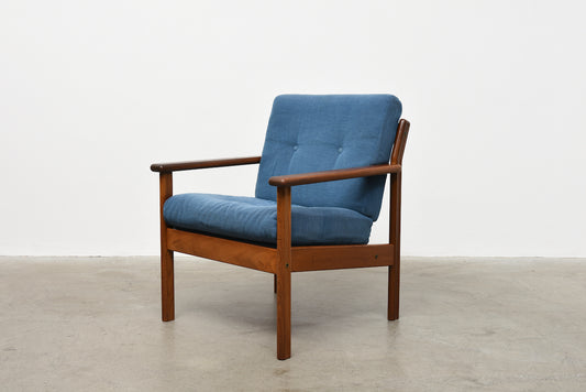 1960s Finnish teak lounge chair