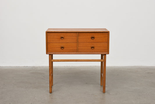 Short chest in teak + oak