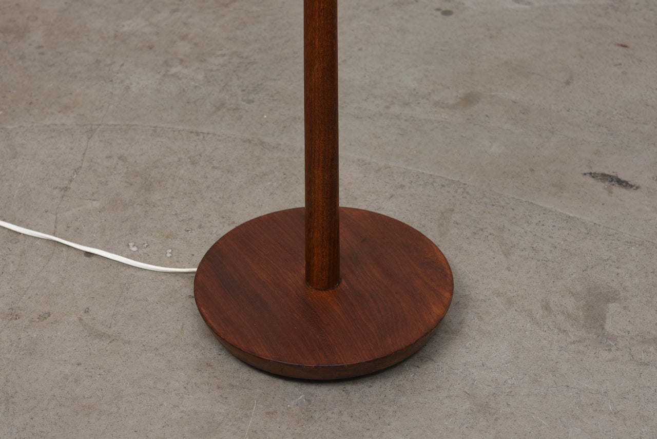 Two available: 1960s Swedish teak floor lamps