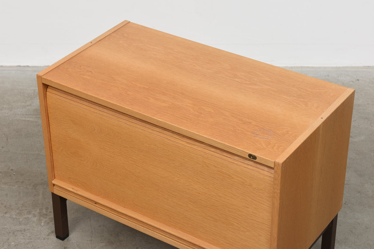 Two available Vintage oak storage CHASE & SORENSEN