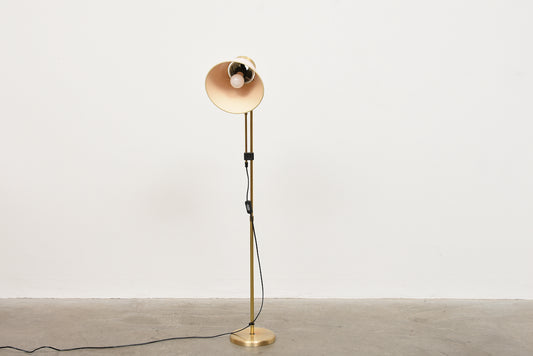 1960s brass floor lamp