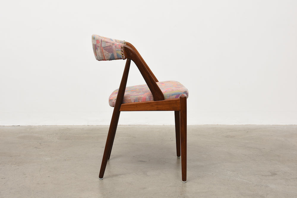 Set of four teak chairs by Kai Kristiansen