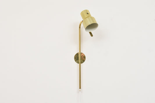 1970s brass wall light by Boréns