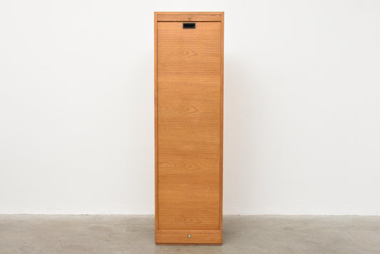 1950s oak archive cabinet