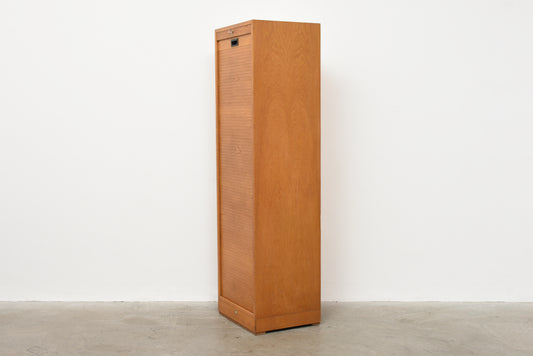 1950s oak archive cabinet