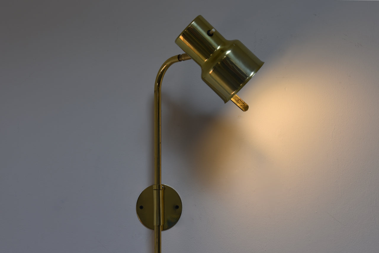 1970s brass wall light by Boréns