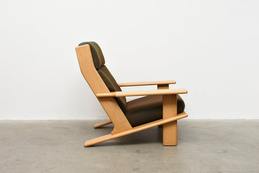 Includes new upholstery: 1970s 'Pele' lounger by Esko Pajamies