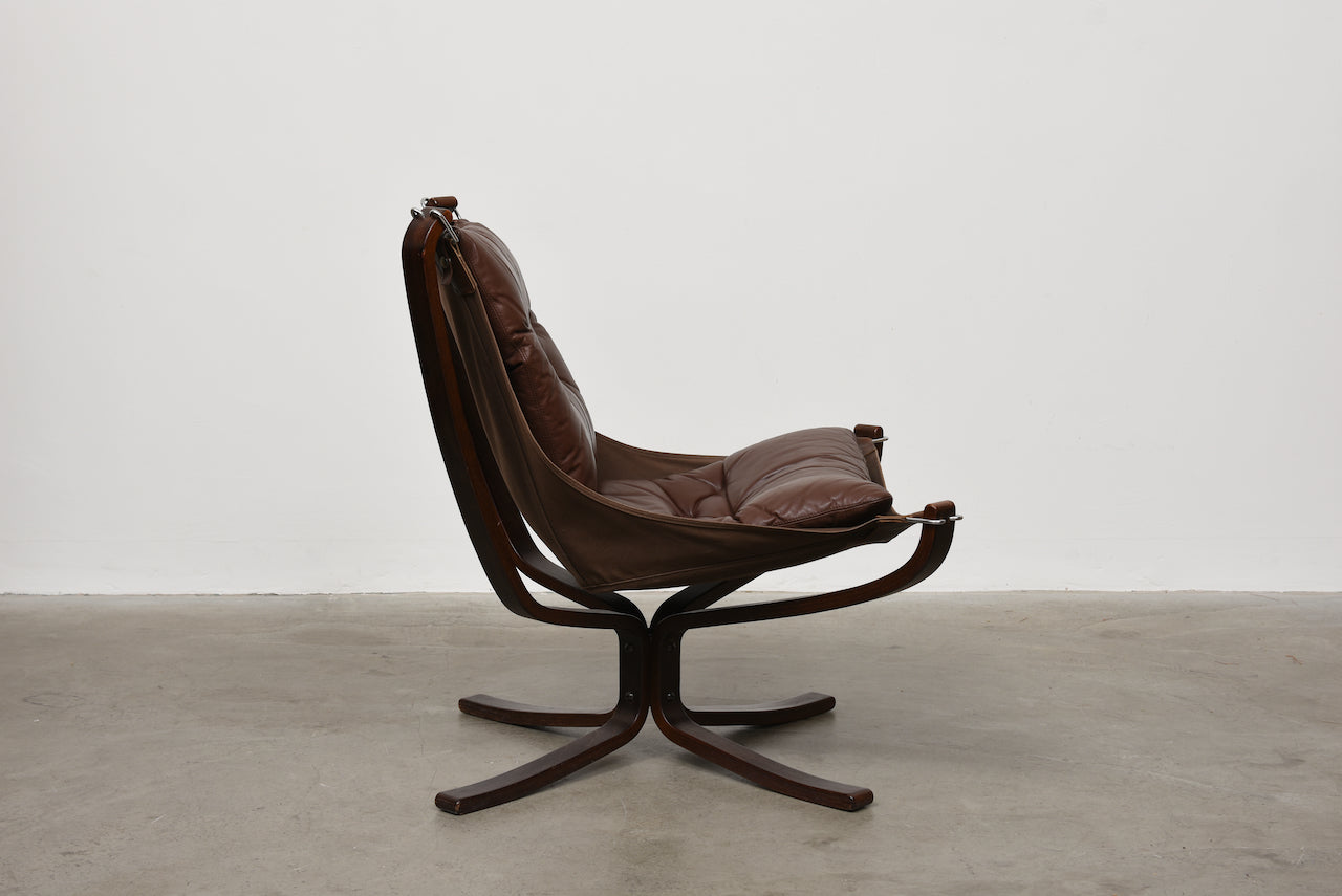 1970s Falcon chair by Sigurd Ressell