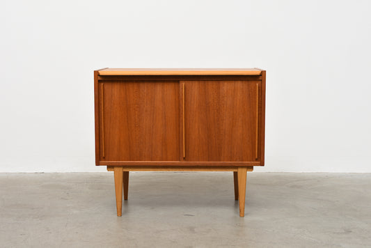Short teak sideboard