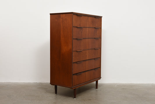Teak chest of drawers with lipped handles no. 3