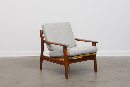 1960s teak lounger by Poul Volther