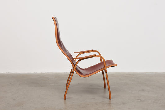 1950s Kurva lounge chair by Yngve Ekström