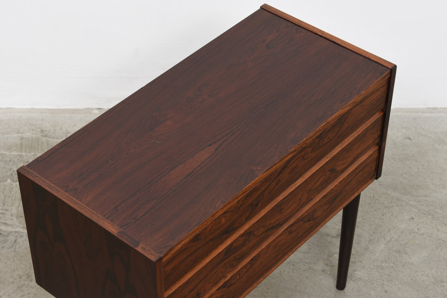 1960s low chest in rosewood