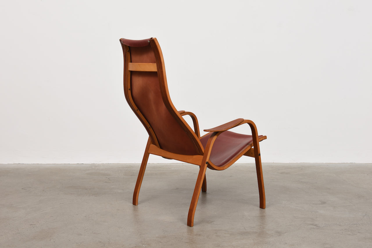 1950s Kurva lounge chair by Yngve Ekström