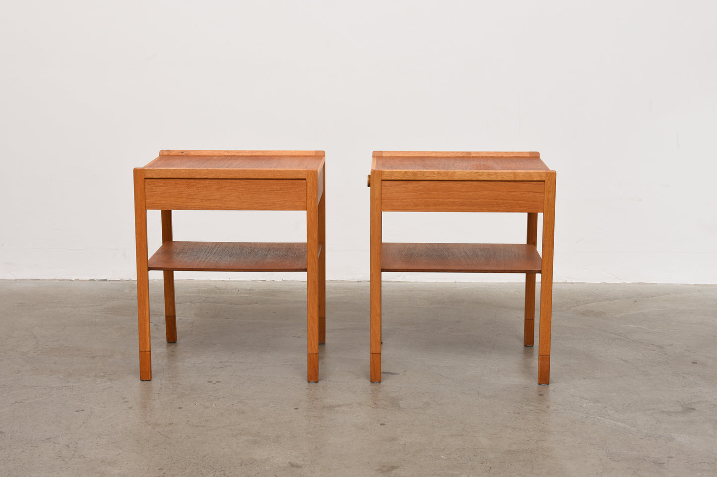 Pair of Swedish bedside tables