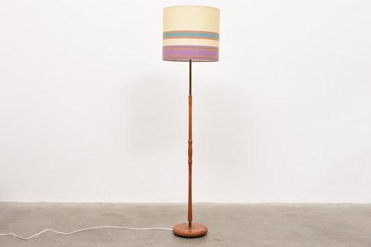 1960s teak floor lamp