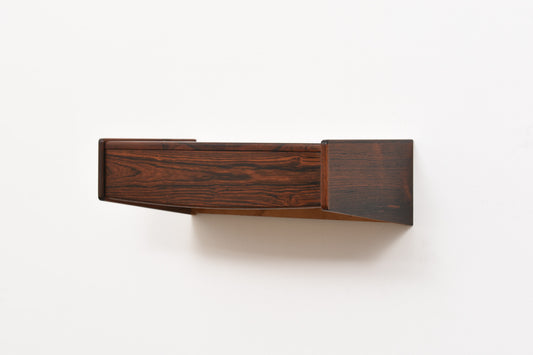 Floating drawer in rosewood