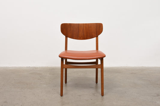 1960s Danish teak + oak chair