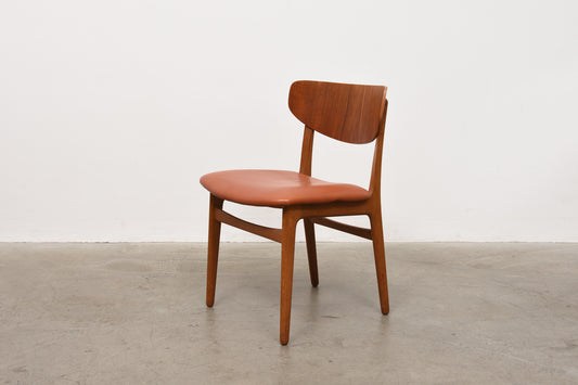1960s Danish teak + oak chair
