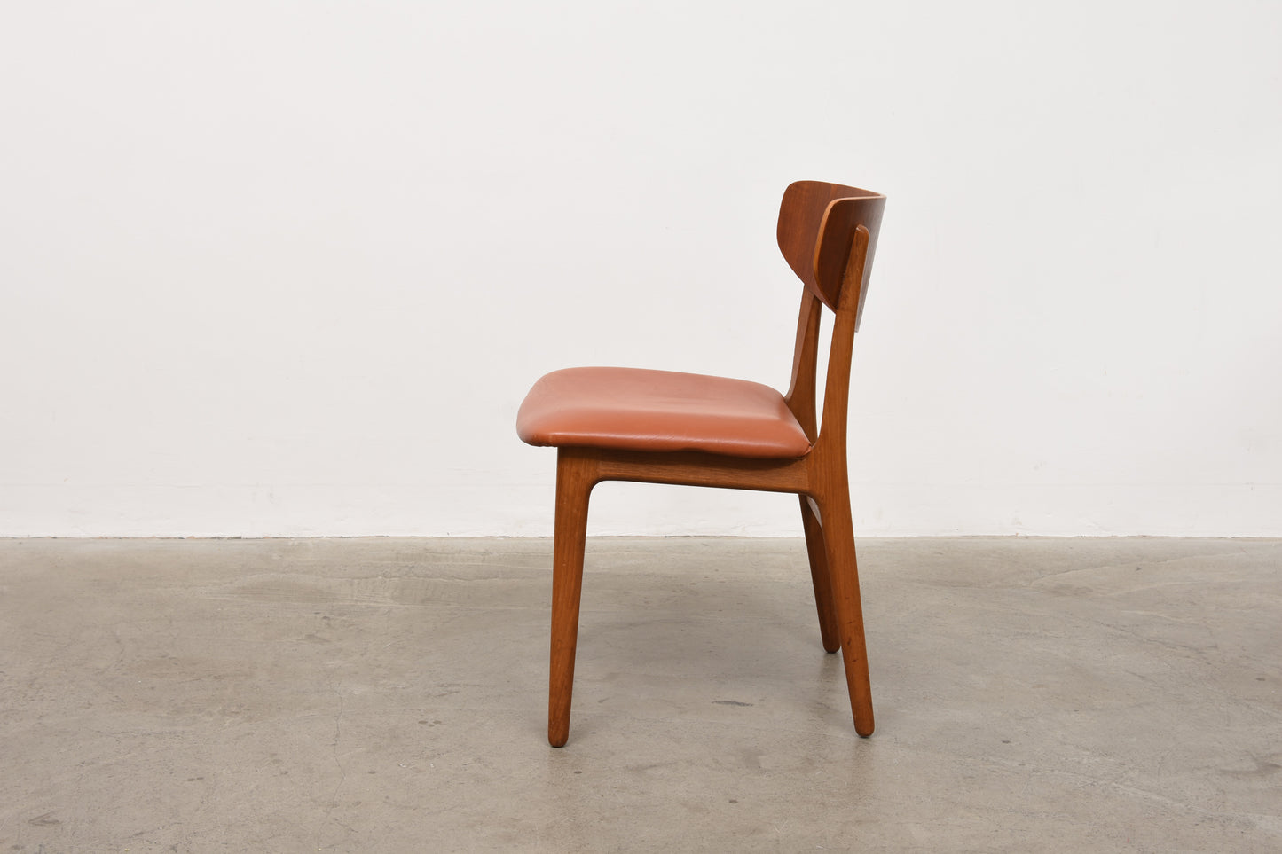 1960s Danish teak + oak chair