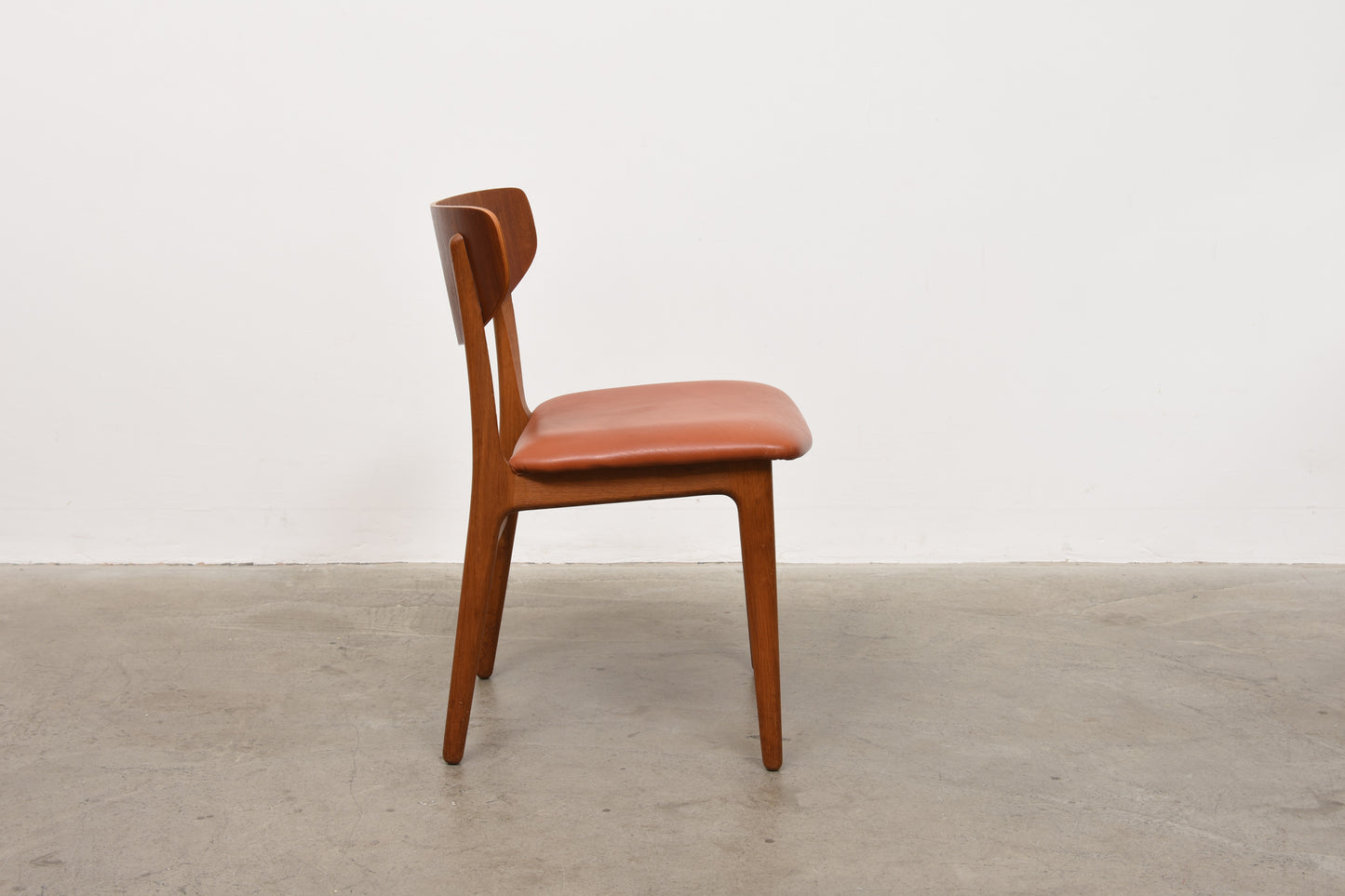 1960s Danish teak + oak chair