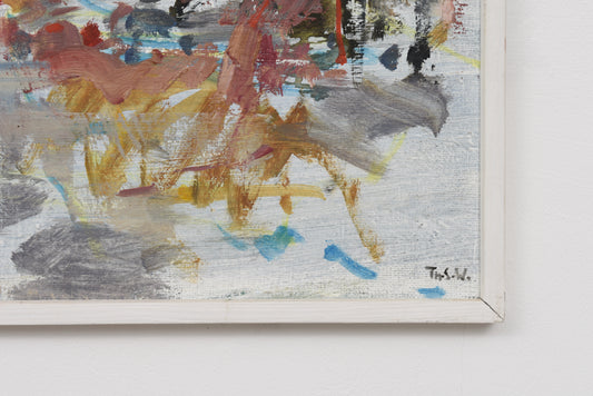 Vintage oil painting of Marrakesh