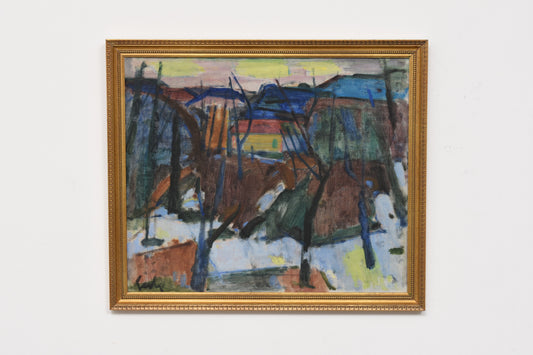 Oil painting by Gerhard Lundberg