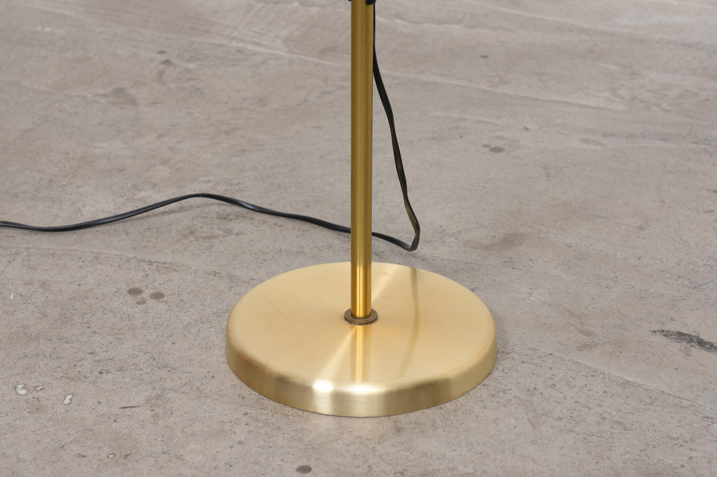 1960s brass floor light by Elidus