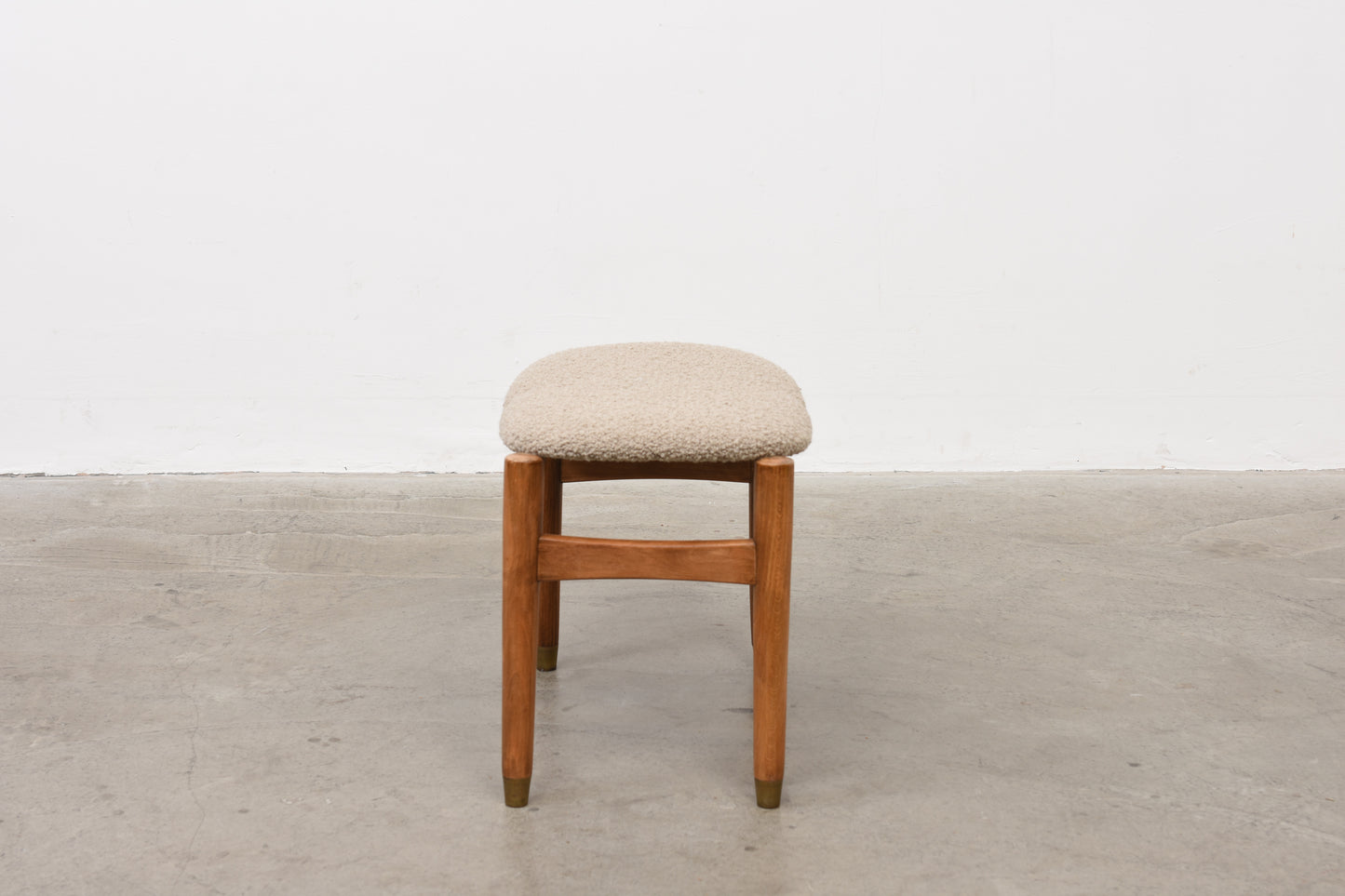 1960s beech foot stool